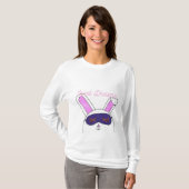 Sweet Dreams Bunny Lange Mouw Pajama Shirt (Voorkant volledig)