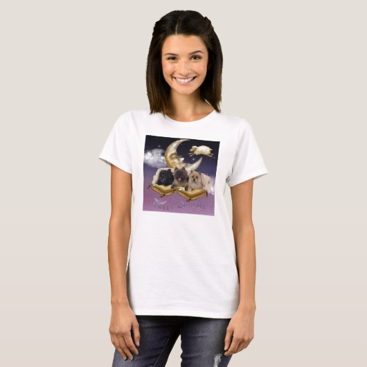 Sweet Dreams Cairn Terrier Women's T-shirt (Voorkant volledig)