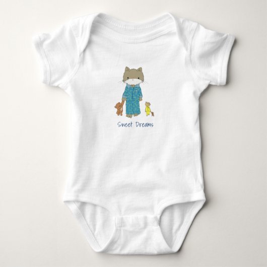 Sweet Dreams Cat and Mouse Romper (Voorkant)