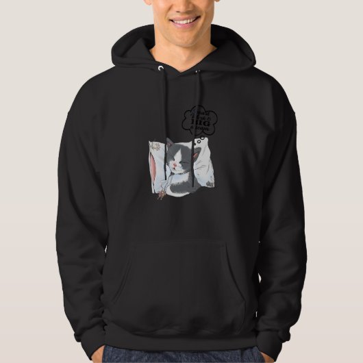 Sweet Dreams Cat Idea 2 Hoodie (Voorkant)