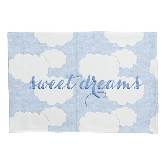 Sweet Dreams Clouds Kussensloop (Voorkant)
