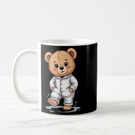 Sweet Dreams Cool Teddy Bear With Pajamas Premium  Koffiemok (Links)