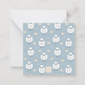 Sweet Dreams Counting Sheep Baby Gift Enclosure Notitiekaartje (Achterkant)