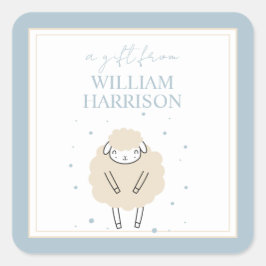 Sweet Dreams Counting Sheep Baby Gift Vierkante Sticker
