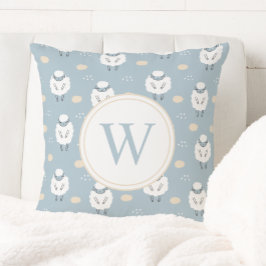 Sweet Dreams Counting Sheep Monogram Nursery Kussen