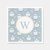 Sweet Dreams Counting Sheep Monogram Servet (Voorkant)
