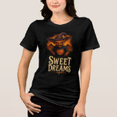 Sweet Dreams Creepy Goblin Design Tri-Blend Shirt (Voorkant)