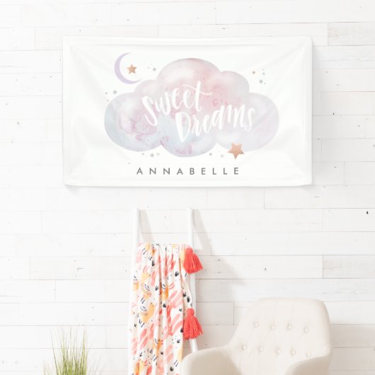 SWEET DREAMS Custom Slumber Party Banner (Insitu)