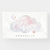 SWEET DREAMS Custom Slumber Party Banner (Horizontaal)