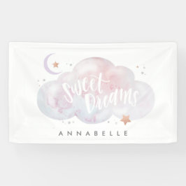 SWEET DREAMS Custom Slumber Party Banner