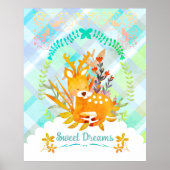Sweet Dreams Deer Poster (Voorkant)