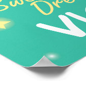 Sweet Dreams design for children. Poster (Hoek)