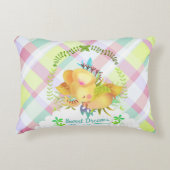 Sweet Dreams Elephant Baby Blanket Accent Kussen (Voorkant)