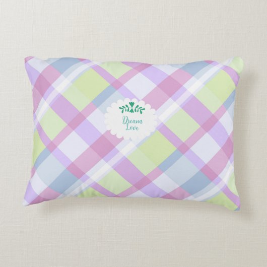 Sweet Dreams Elephant Baby Blanket Accent Kussen (Achterkant)