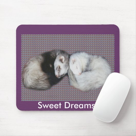 Sweet Dreams Ferret Mousepad Muismat (Met muis)