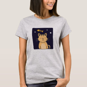 Sweet Dreams Fish Cat Shirt - Funny Cat Lover T-sh