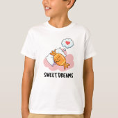 Sweet Dreams Funny Snoep Pun T-shirt (Voorkant)