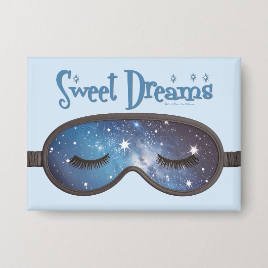 Sweet Dreams gezichtsmasker Button (Voorkant)