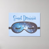 Sweet Dreams gezichtsmasker Canvas Afdruk (Voorkant)