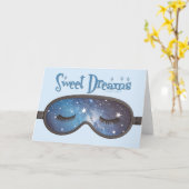 Sweet Dreams gezichtsmasker Kaart (Gele Bloem)