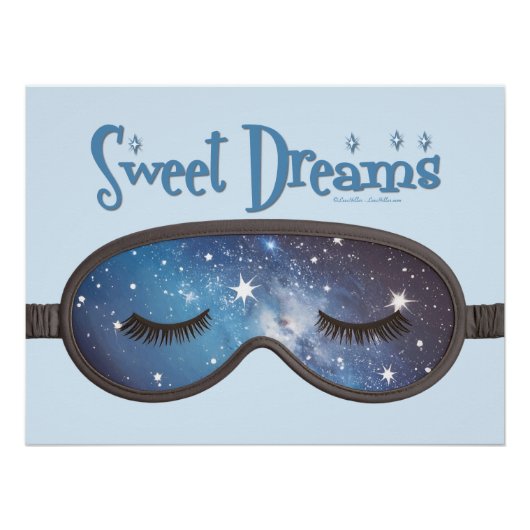 Sweet Dreams gezichtsmasker Perfect Poster (Voorkant)