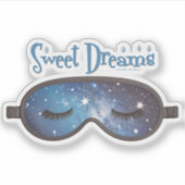 Sweet Dreams gezichtsmasker Sticker (Voorkant)
