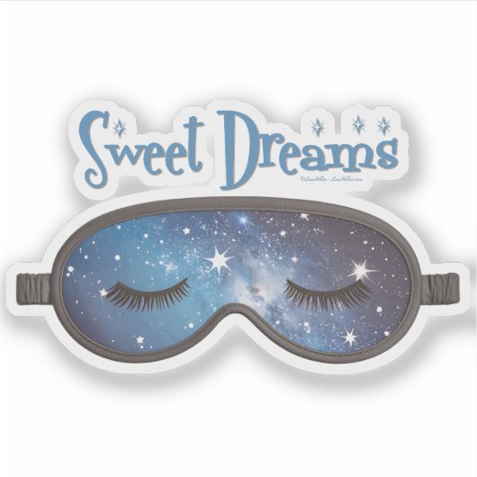 Sweet Dreams gezichtsmasker Sticker (Voorkant)