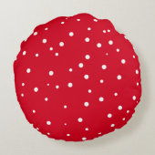 Sweet Dreams Hand Lettering Red Custom Rond Kussen (Achterkant)