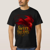 Sweet Dreams Horror Bat Artwork T-shirt (Voorkant)