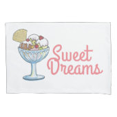 Sweet Dreams - Ice Cream Sundae Kussensloop (Voorkant)