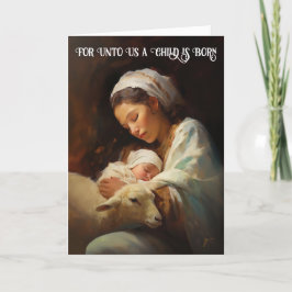 Sweet Dreams in de Manger Lowly Christmas Kaart