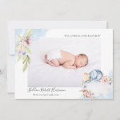 Sweet Dreams Jongen Geboorte Aankondiging (Voorkant)