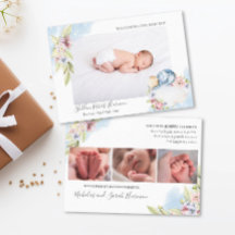 Sweet Dreams Jongen Geboorte Aankondiging