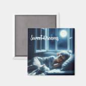 Sweet Dreams Kattenmagneet Magneet (Voorkant / Achterkant)