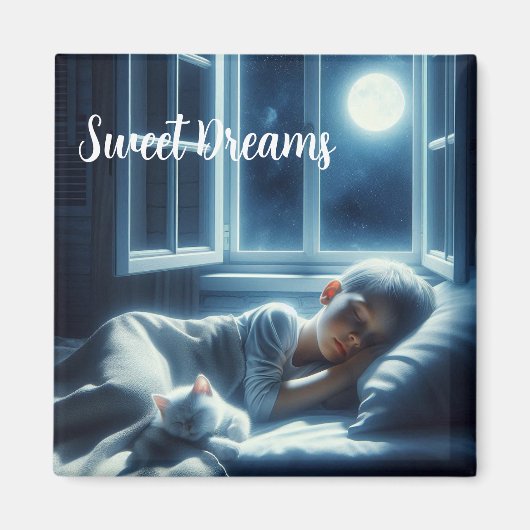 Sweet Dreams Kattenmagneet Magneet (Voorkant)