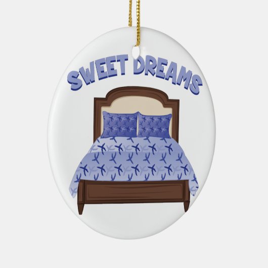 Sweet Dreams Keramisch Ornament (Rechts)