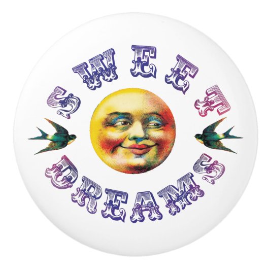 Sweet Dreams Keramische Knop (Voorkant)