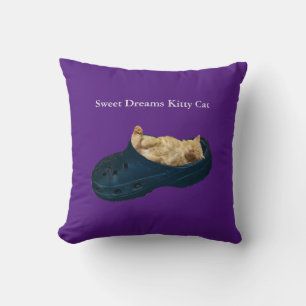 Sweet Dreams Kitty Cat, Throw Cushion Kussen