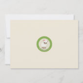 Sweet Dreams LAMB Baby shower nodigmeisje SDK Kaart (Achterkant)