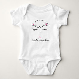 Sweet Dreams, Lamb face, Custom Name Romper