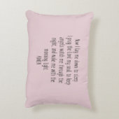 Sweet Dreams, Lamsgezicht, gepersonaliseerd met ge Decoratief Kussen (Achterkant (Verticaal))