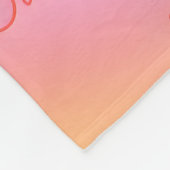 Sweet Dreams Little Ballerina Fleece Deken (Hoek)