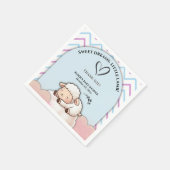 Sweet Dreams Little Lamb Schattige Kawaii Baby sho Servet (Hoek)