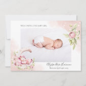 Sweet Dreams Meisje Geboorte Aankondiging (Voorkant)