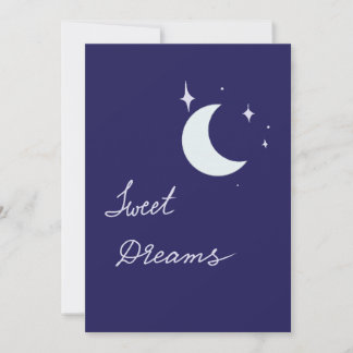 Sweet dreams moon card kaart