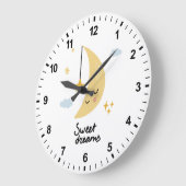 Sweet Dreams Moon & Stars Grote Klok (Hoek)