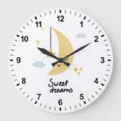 Sweet Dreams Moon & Stars Grote Klok (Voorkant)