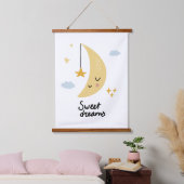 Sweet Dreams Moon & Stars Hangend Wandkleed (Slaapkamer)