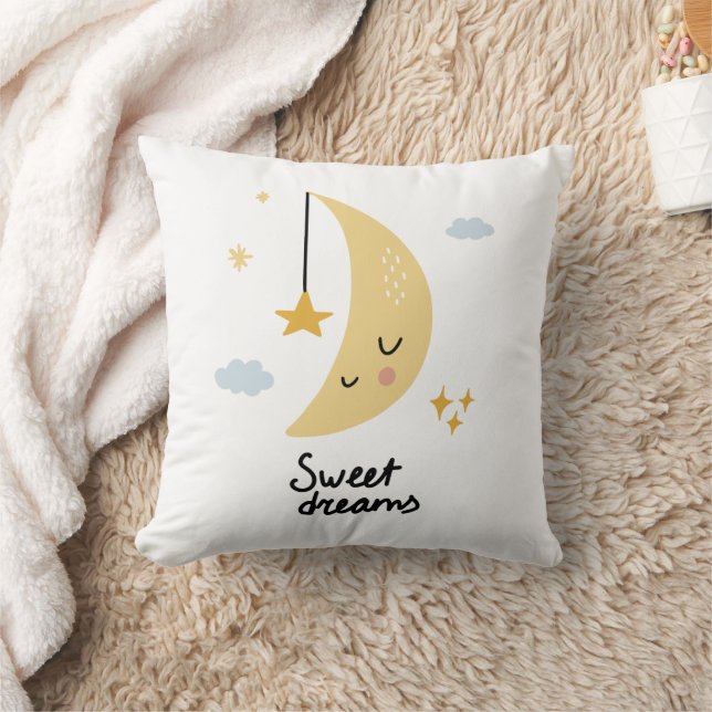 Sweet Dreams Moon & Stars Kussen (Deken)