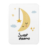 Sweet Dreams Moon & Stars Magneet (Verticaal)